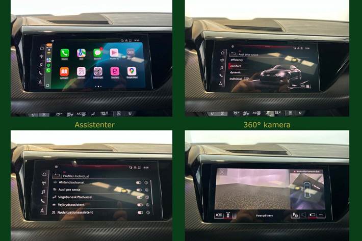 Sort Audi e-tron GT fra 2023