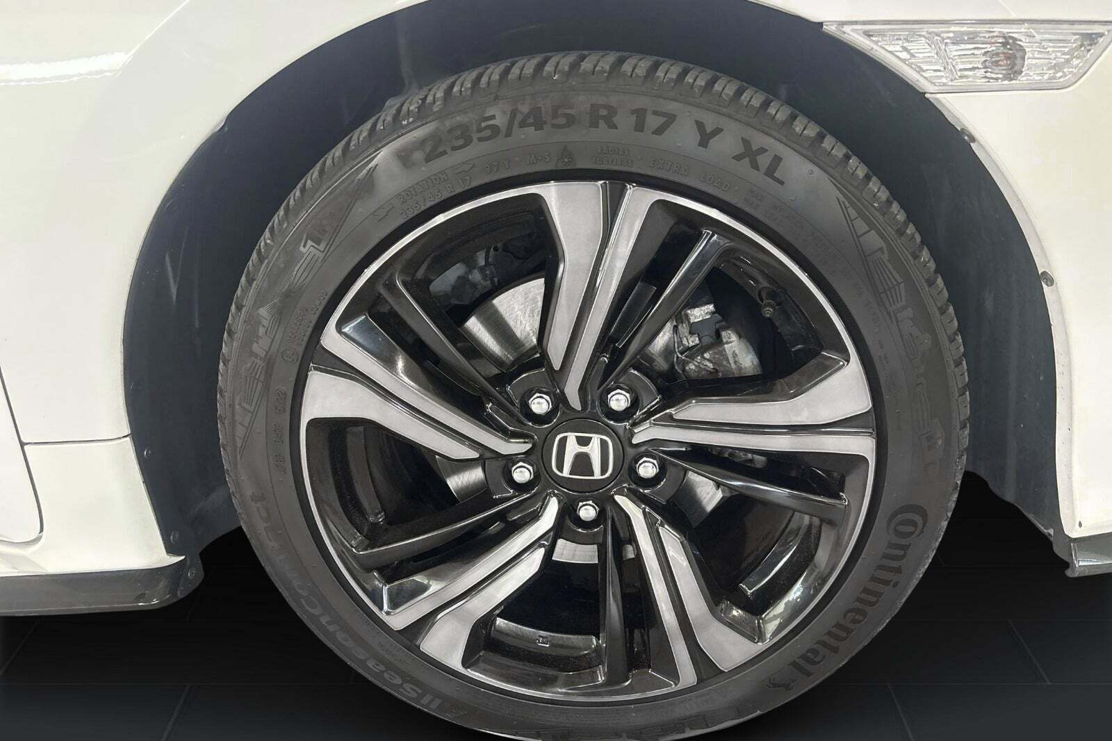 Hvid Honda Civic fra 2017