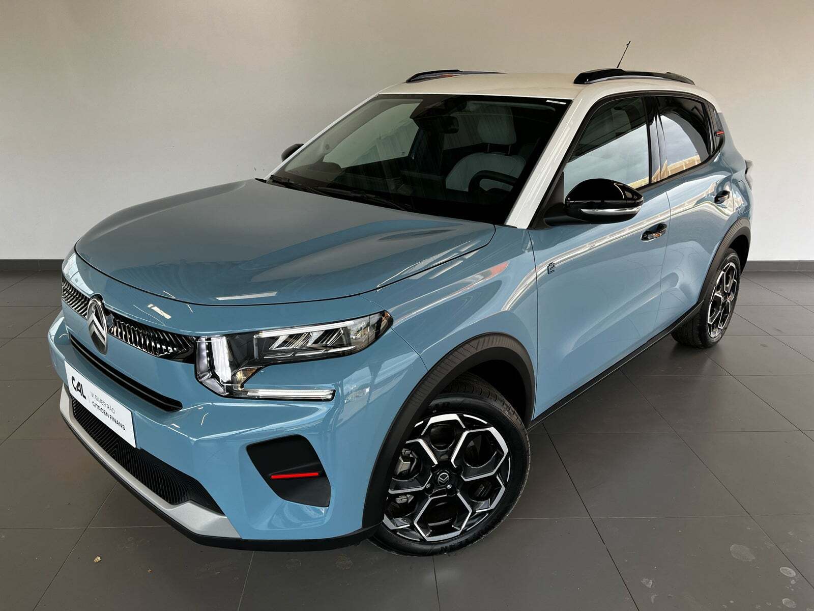 Blå Citroën ë-C3 fra 2025 set udefra