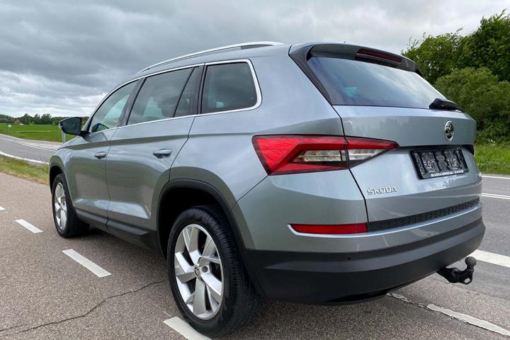 Grå Skoda Kodiaq fra 2019