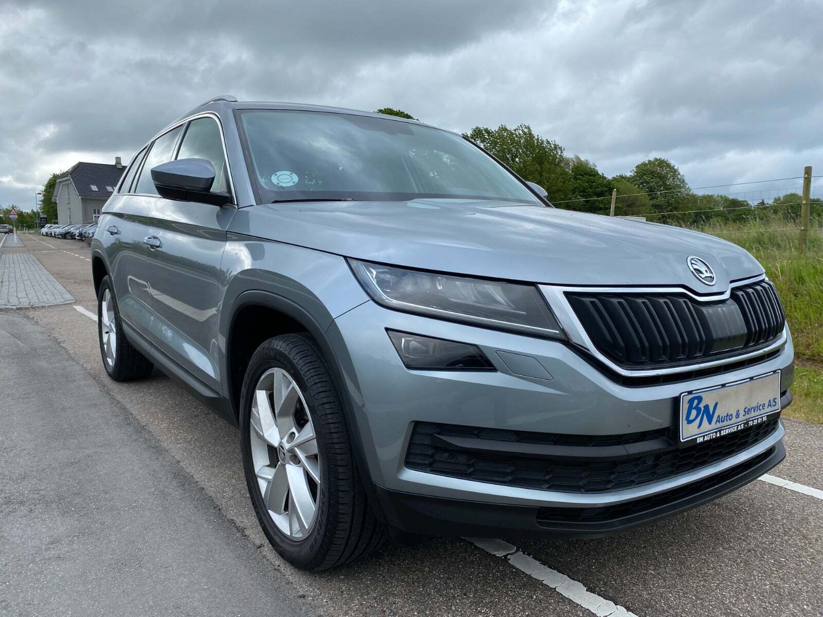 Grå Skoda Kodiaq fra 2019
