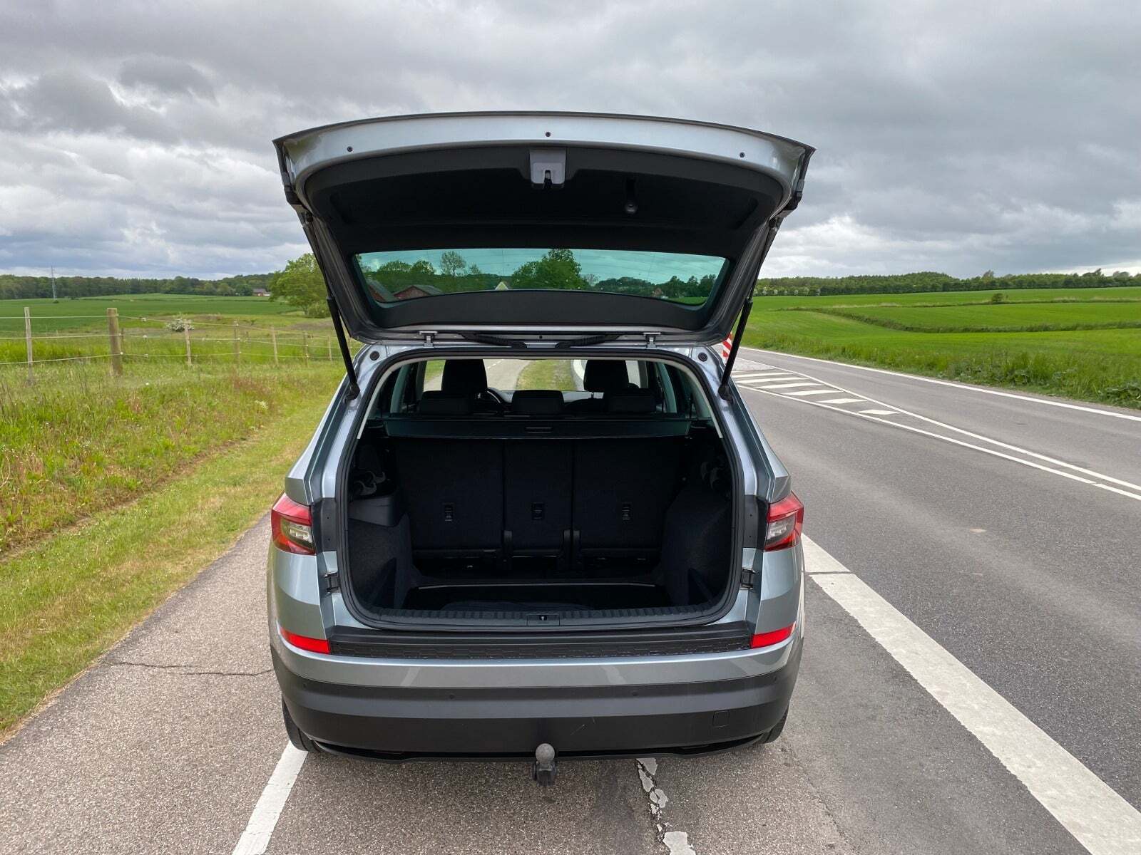 Grå Skoda Kodiaq fra 2019