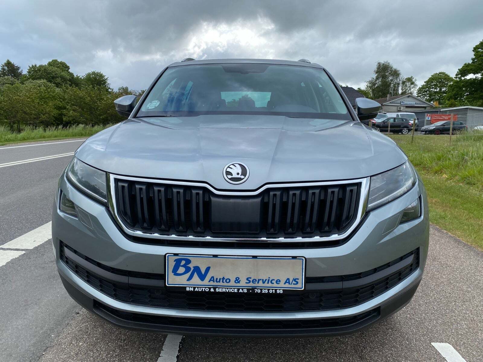 Grå Skoda Kodiaq fra 2019