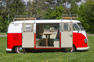 undefined VW T1 fra 1965 set udefra
