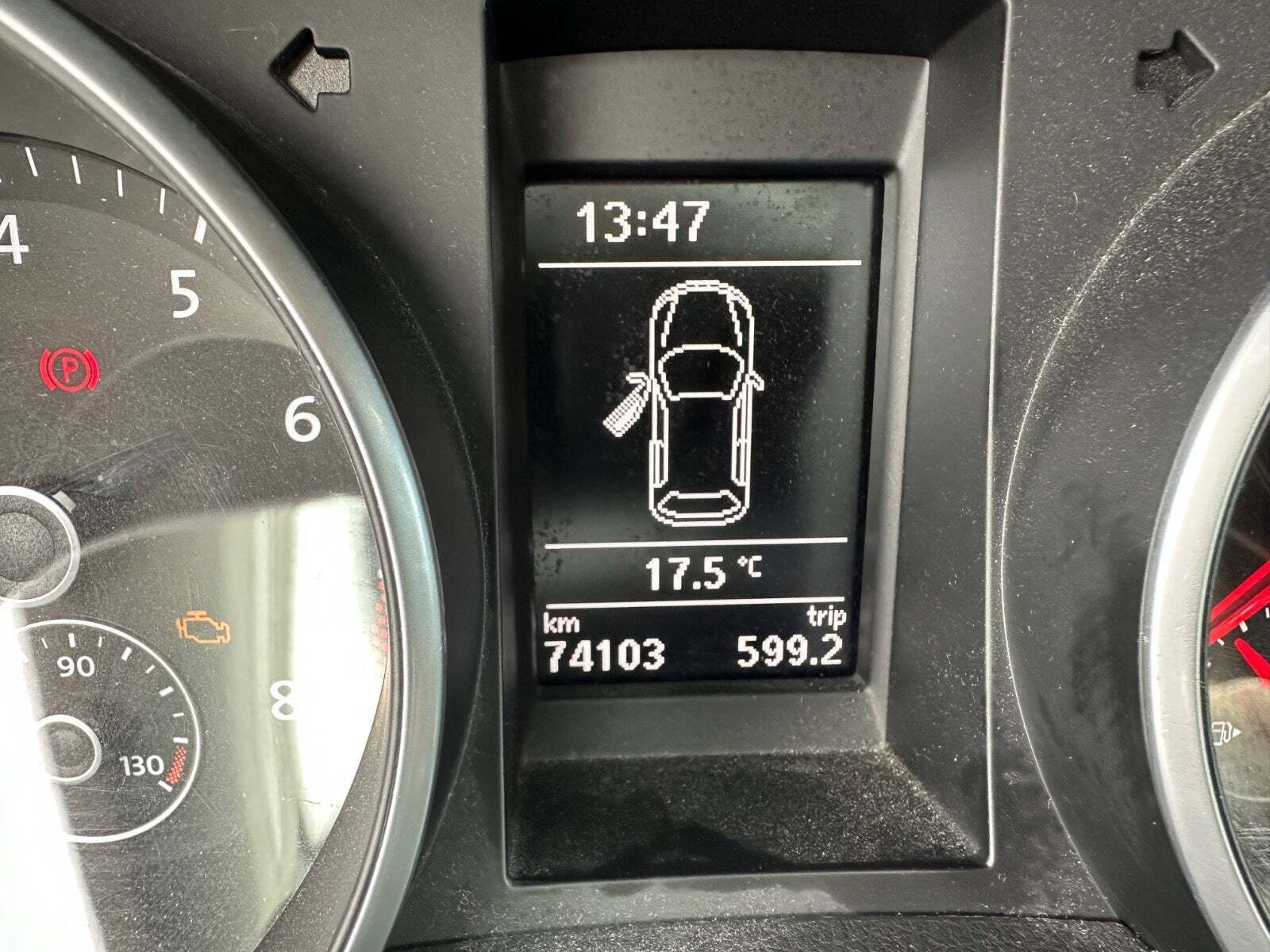 Sort VW Golf VI fra 2012