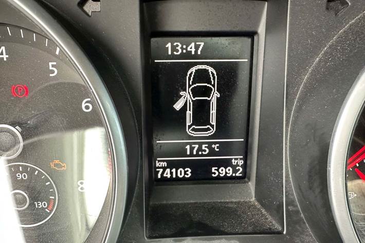 Sort VW Golf VI fra 2012