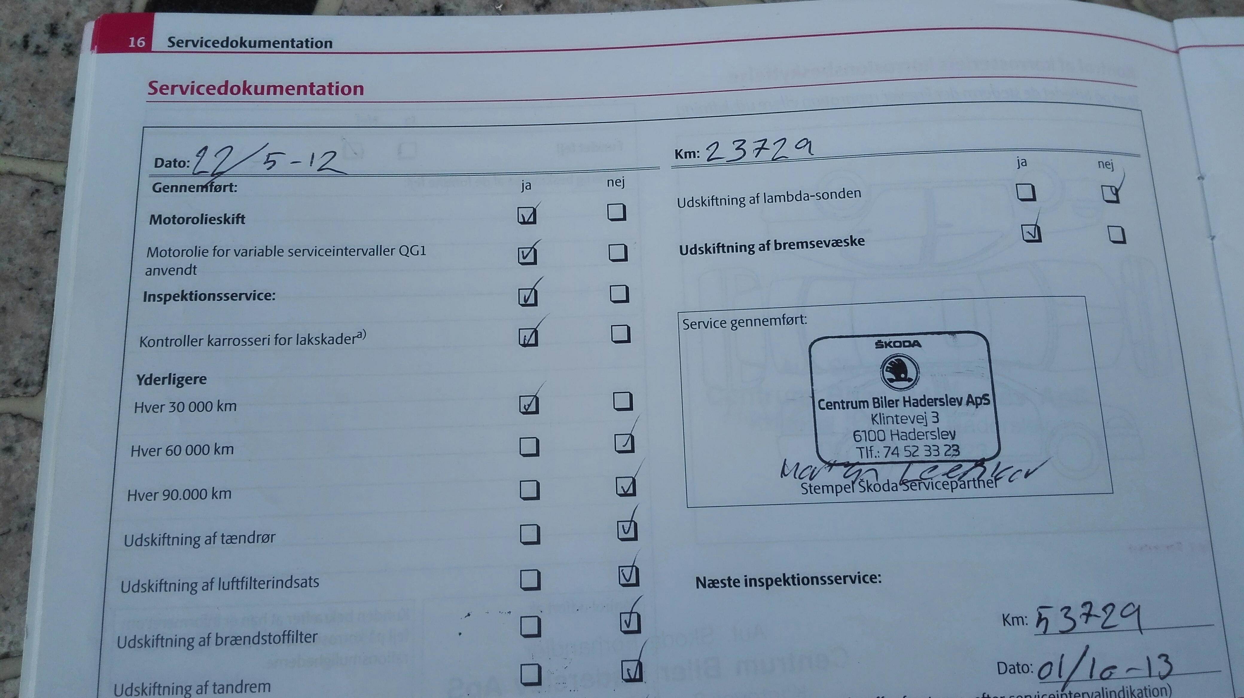 undefined Skoda Octavia fra 2009