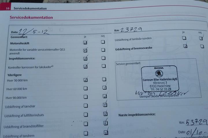 undefined Skoda Octavia fra 2009
