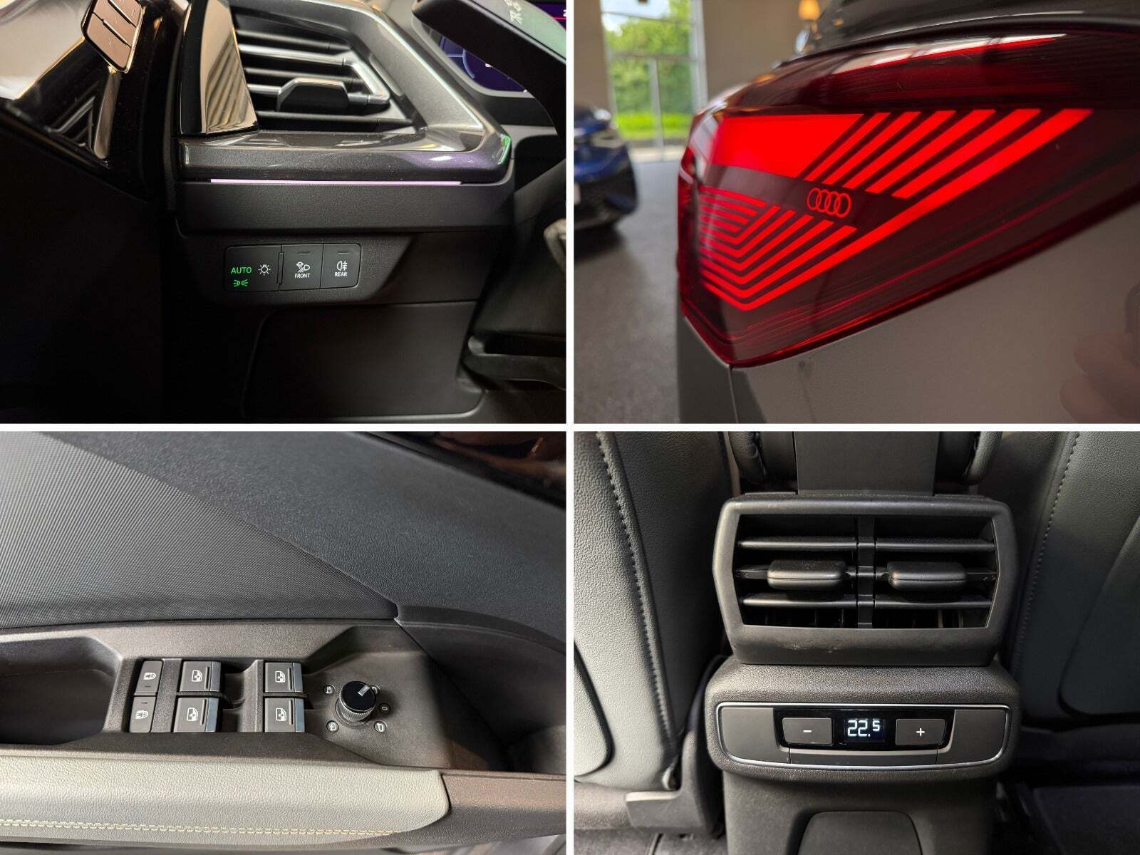 Grå Audi Q4 e-tron fra 2022