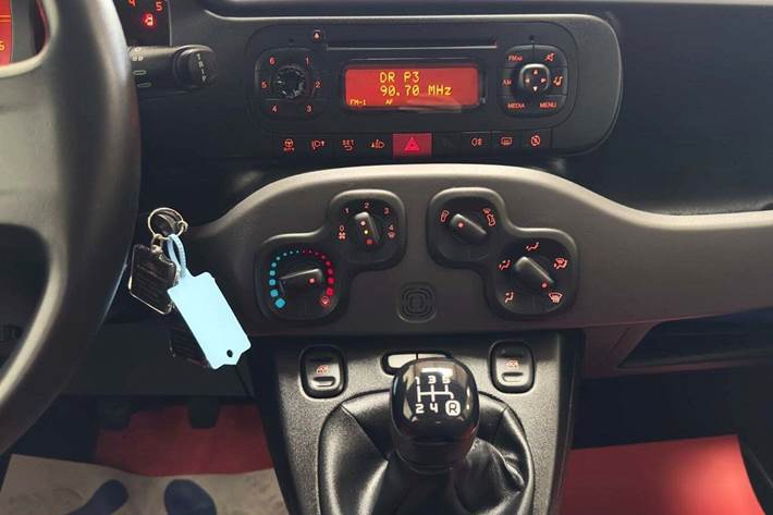 Grøn Fiat Panda fra 2012