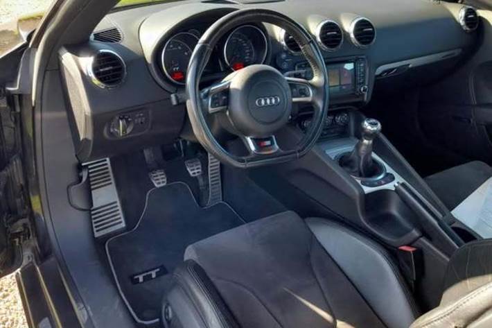 Sort Audi TT fra 2008