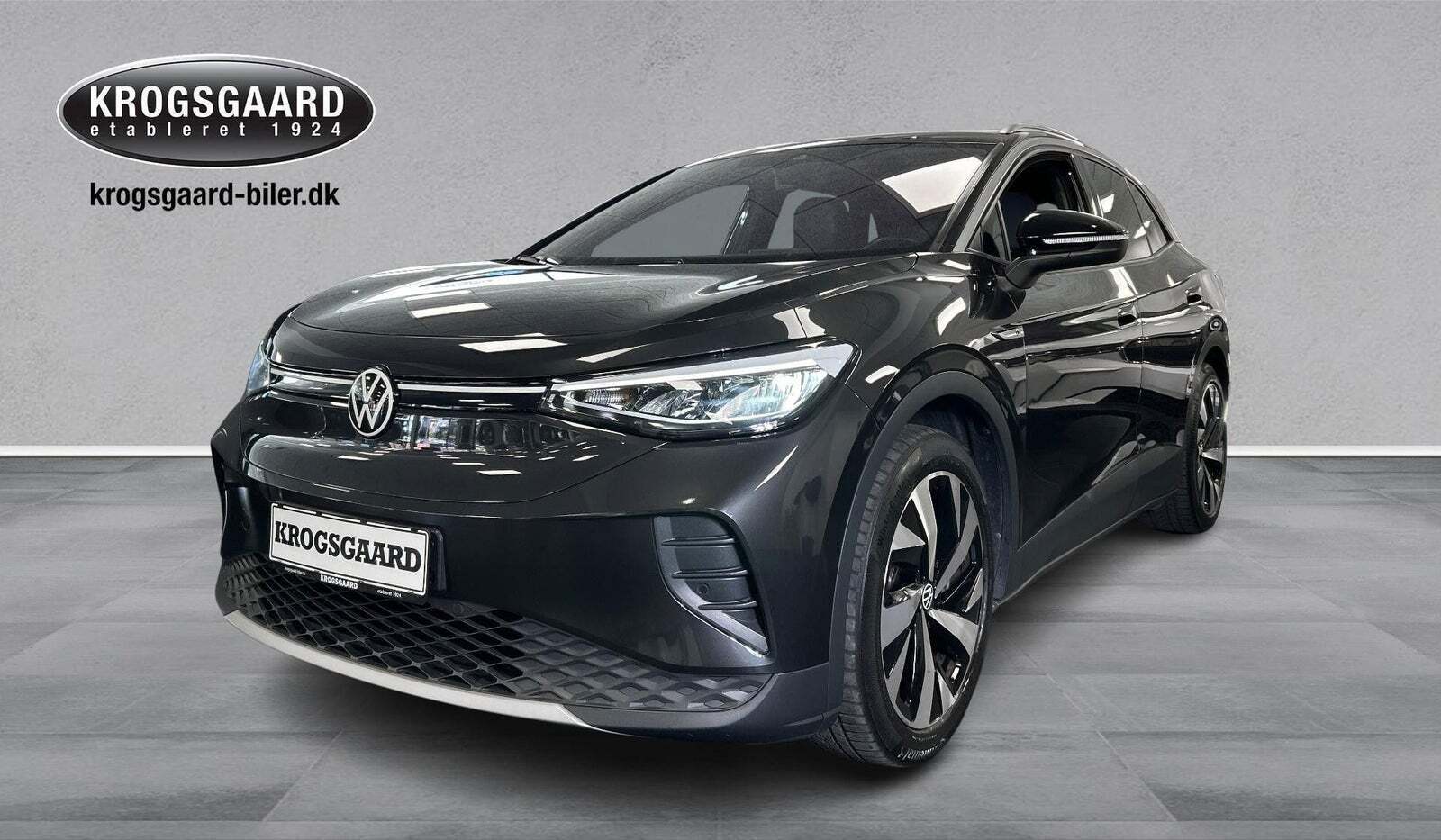 Hvid VW ID.4 fra 2021 set udefra