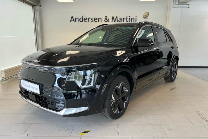 Sort Kia Niro EV fra 2025 set udefra