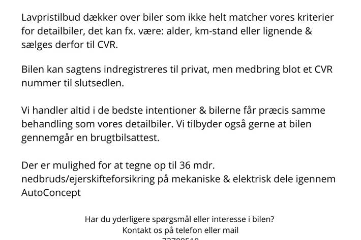 Rød Mazda 2 fra 2017