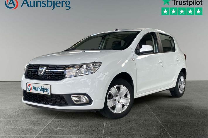 Hvid Dacia Sandero fra 2020