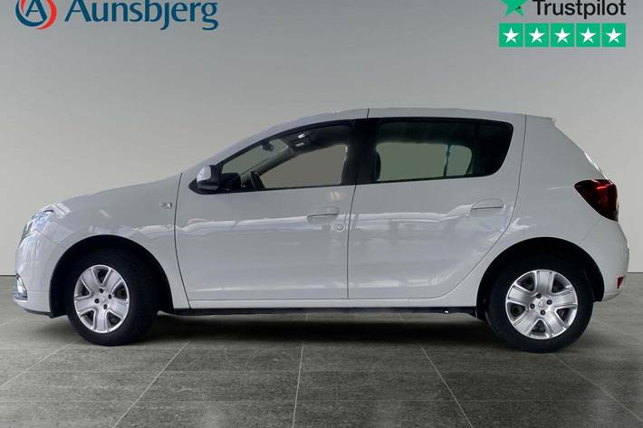 Hvid Dacia Sandero fra 2020