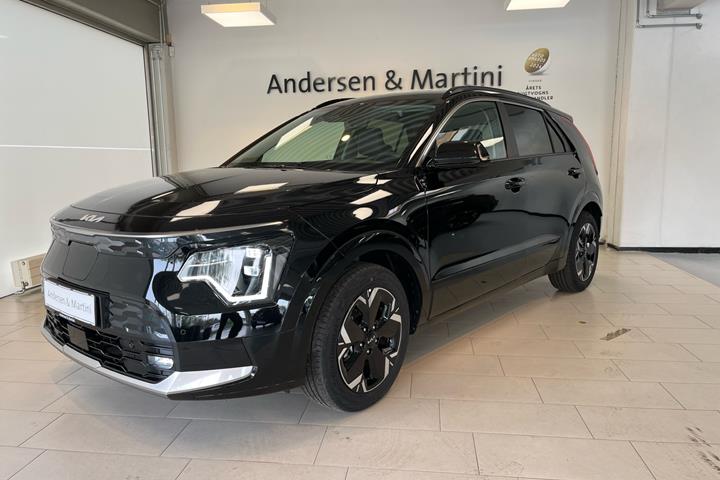 Sort Kia Niro EV fra 2025 set udefra