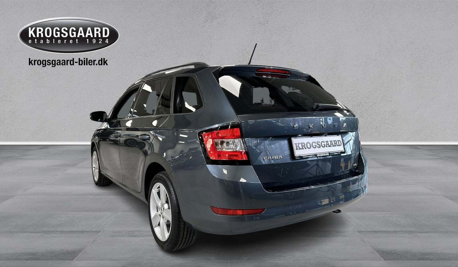 Grå Skoda Fabia fra 2020