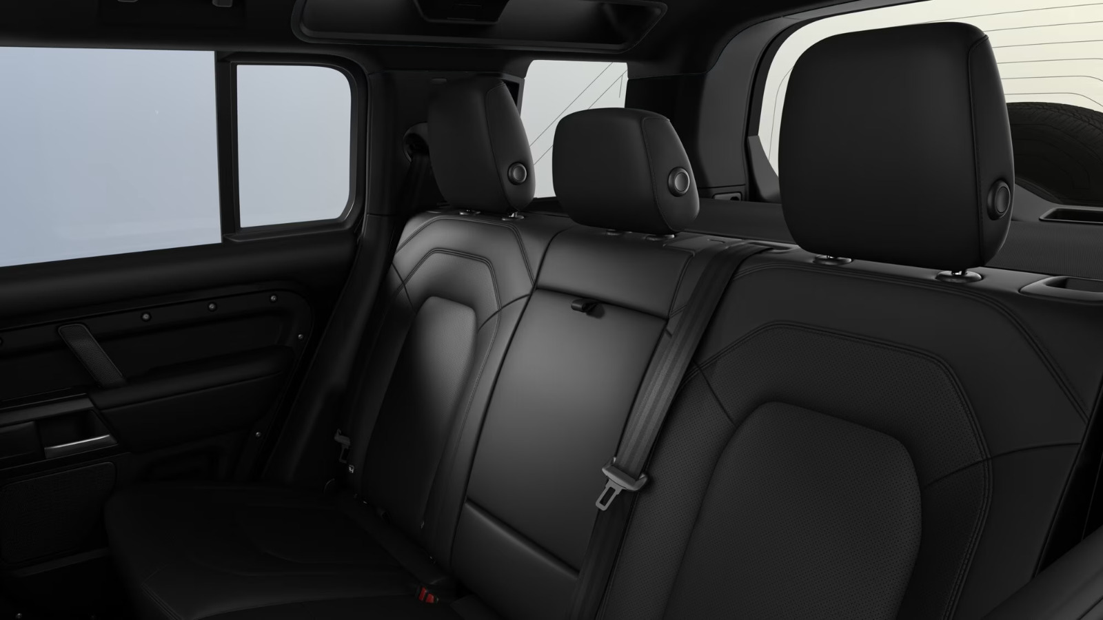 Grå Land Rover Defender 110 fra 2025