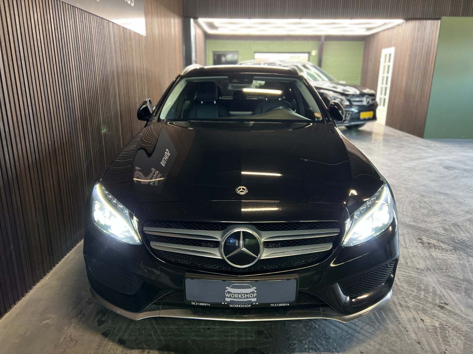 Sort Mercedes C220 d fra 2016