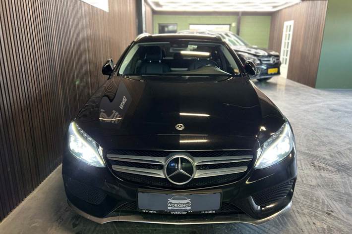 Sort Mercedes C220 d fra 2016
