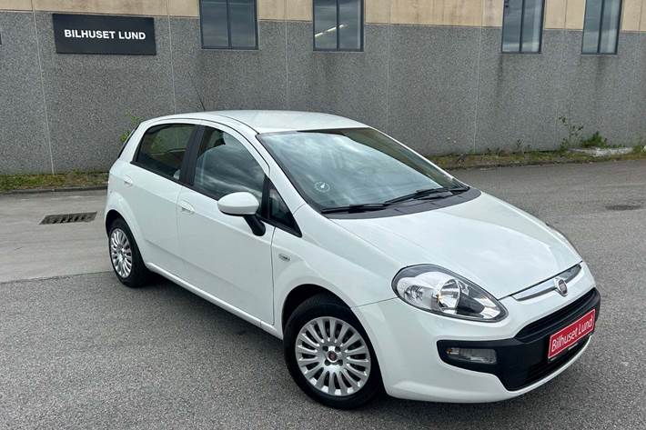 Hvid Fiat Punto Evo fra 2010
