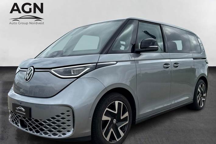 Orange VW ID.Buzz fra 2023 set udefra