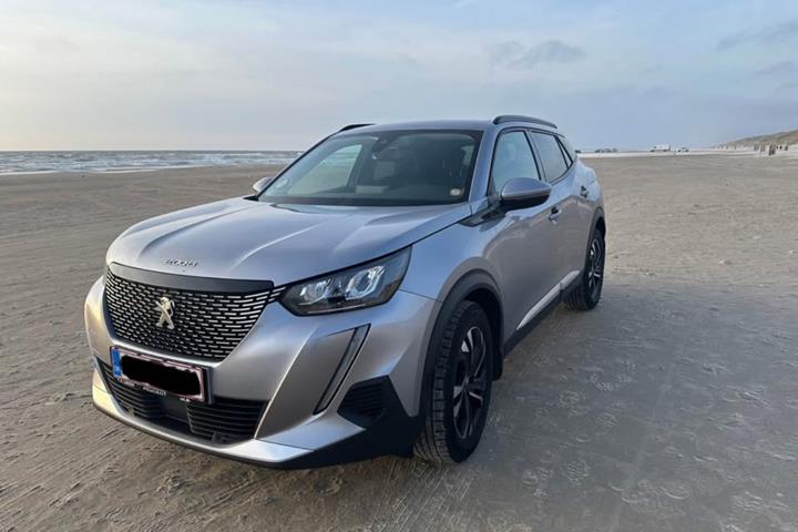 Grå Peugeot 2008 fra 2020