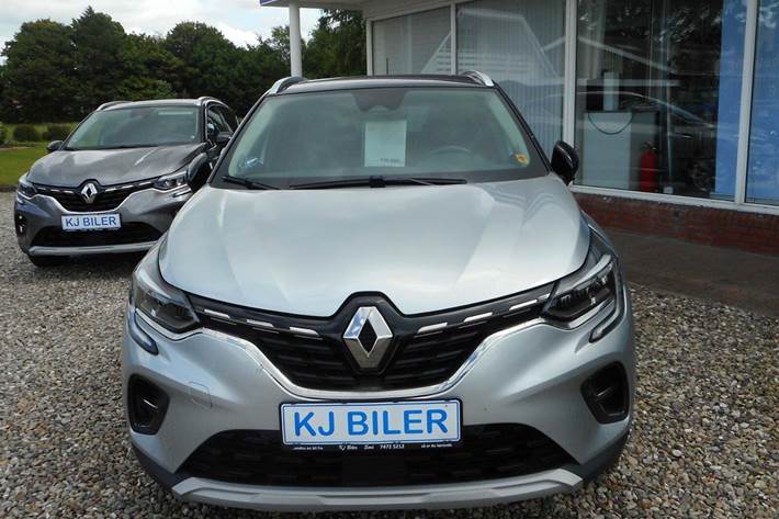 Grå Renault Captur fra 2020