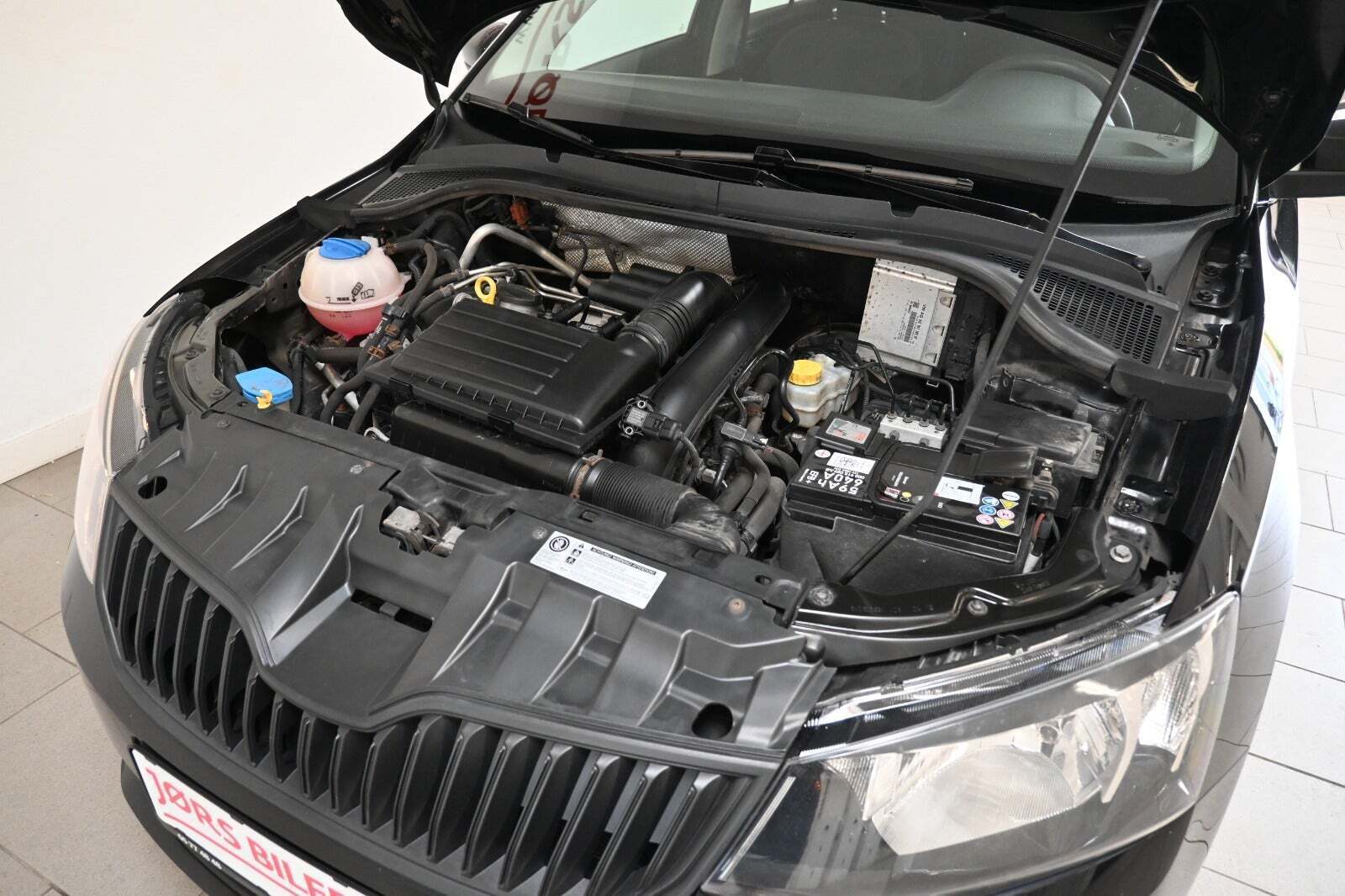 Sort Skoda Fabia fra 2016