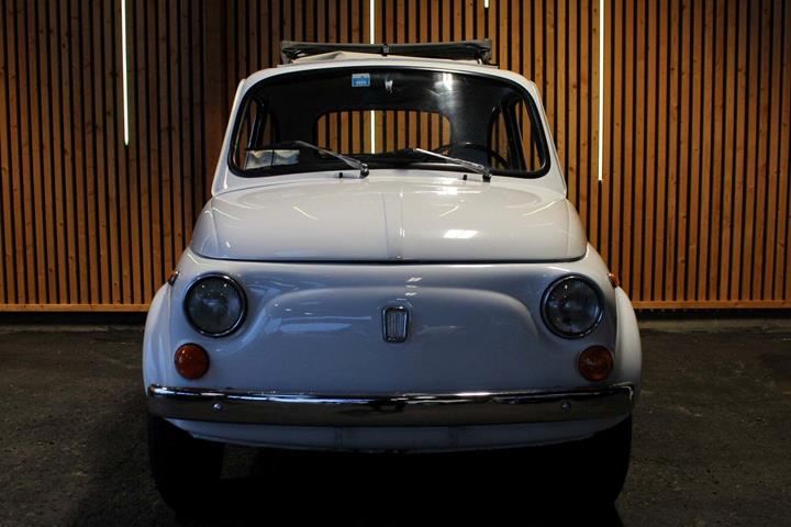 Hvid Fiat 500 fra 1969