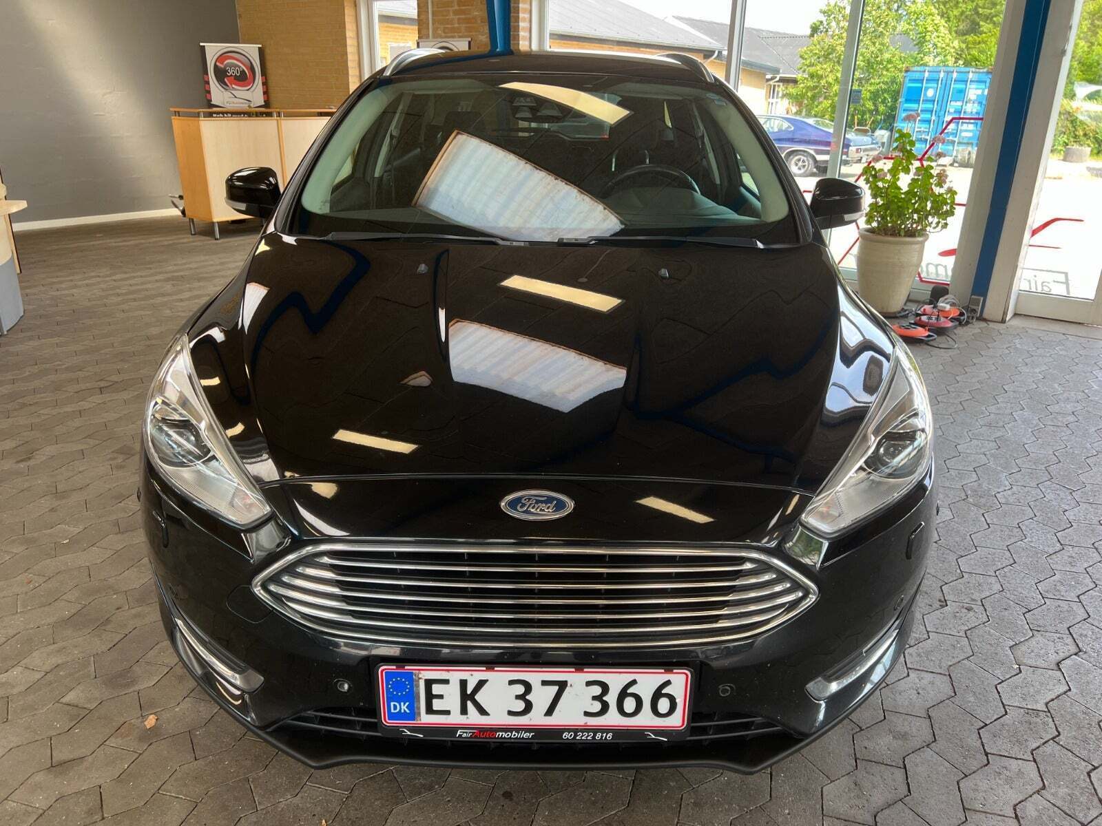Sort Ford Focus fra 2015