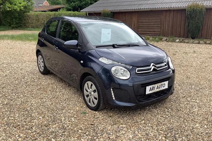 Blå Citroën C1 fra 2014