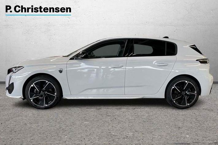 Hvid Peugeot E-308 fra 2024