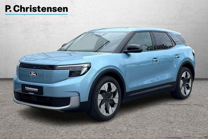 Blå Ford Explorer fra 2024 set udefra