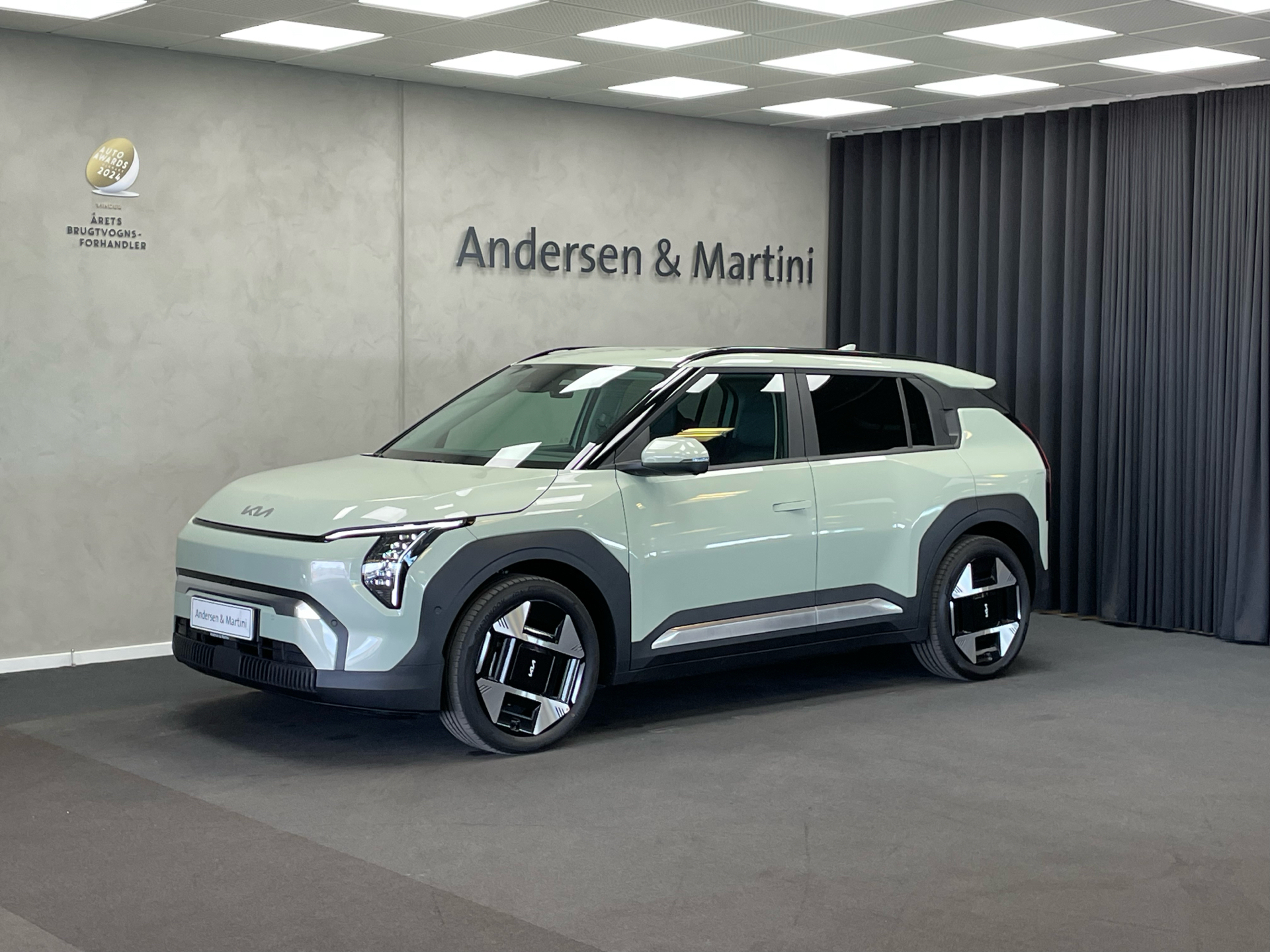 Grøn Kia EV3 fra 2025