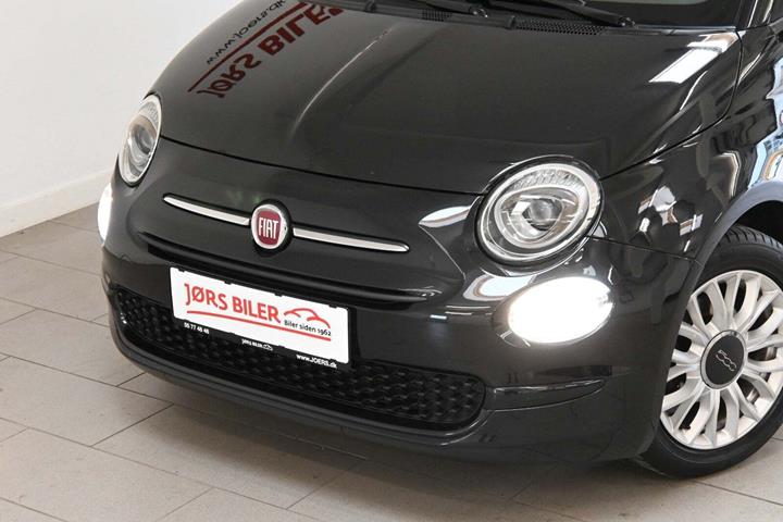 Sort Fiat 500 fra 2016