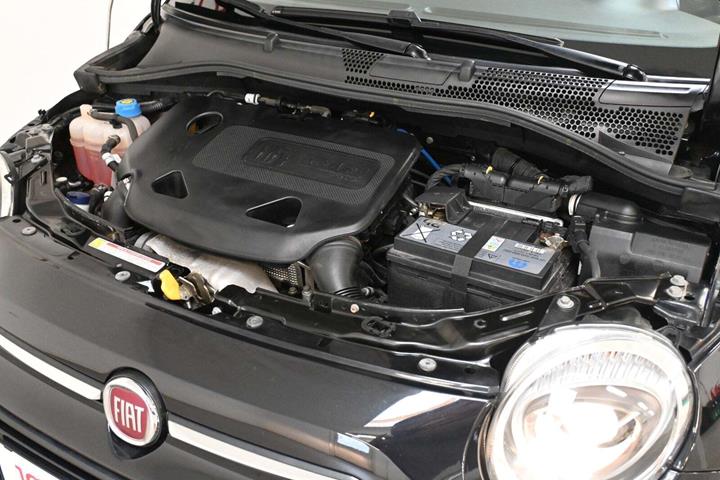 Sort Fiat 500 fra 2016