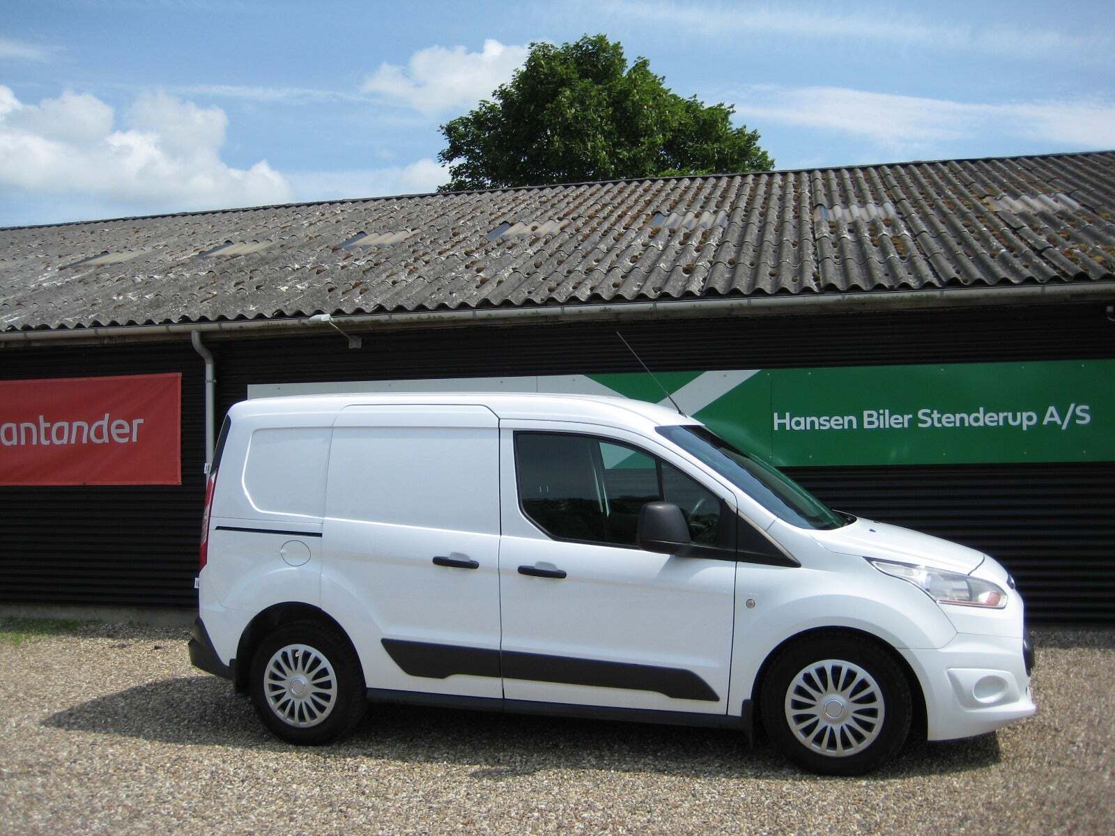 Hvid Ford Transit Connect fra 2014