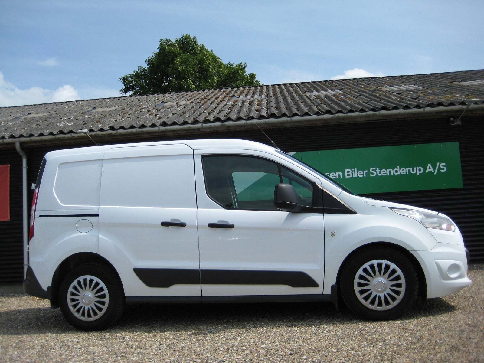Hvid Ford Transit Connect fra 2014