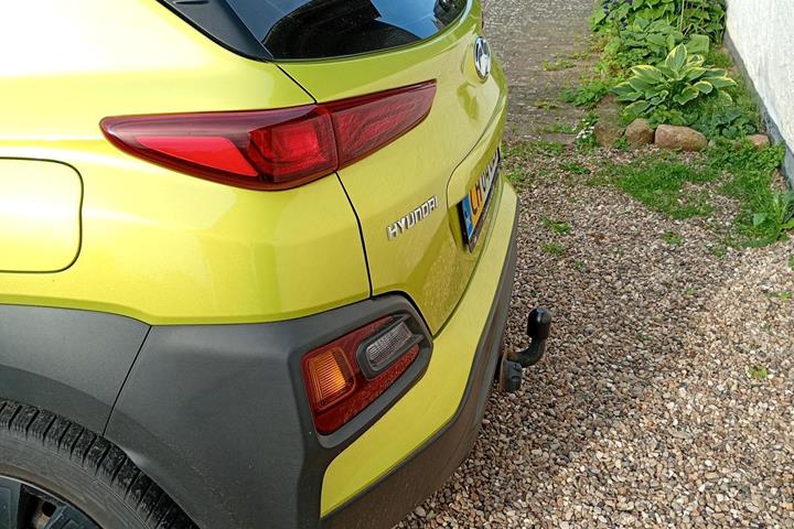 Gul Hyundai Kona fra 2019