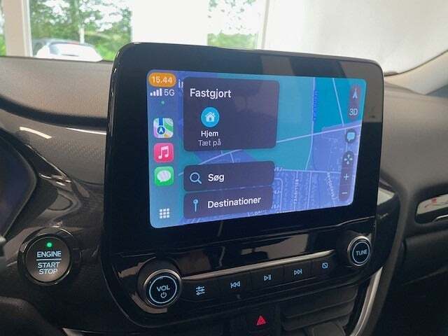 Grå Ford Puma fra 2021 set indefra