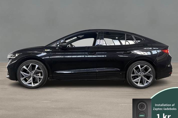 Sort Skoda Enyaq iV fra 2023