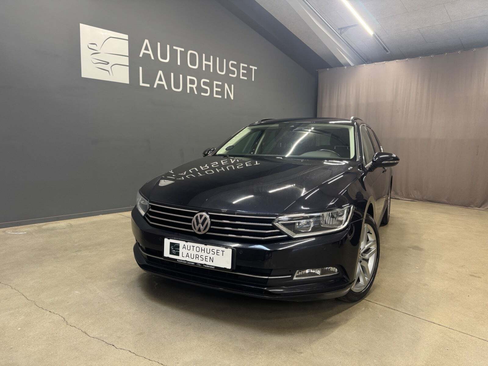Sort VW Passat fra 2018