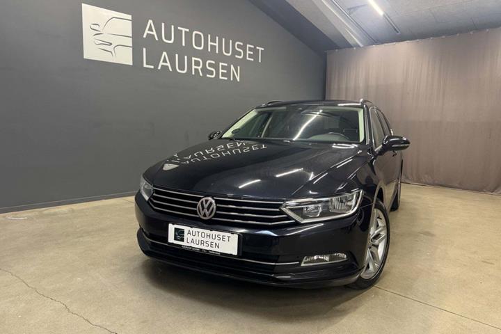 Sort VW Passat fra 2018
