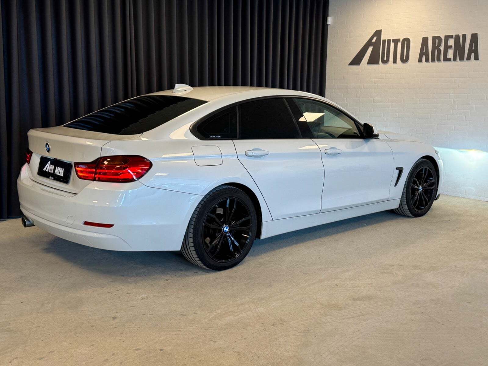 Hvid BMW 420d fra 2017