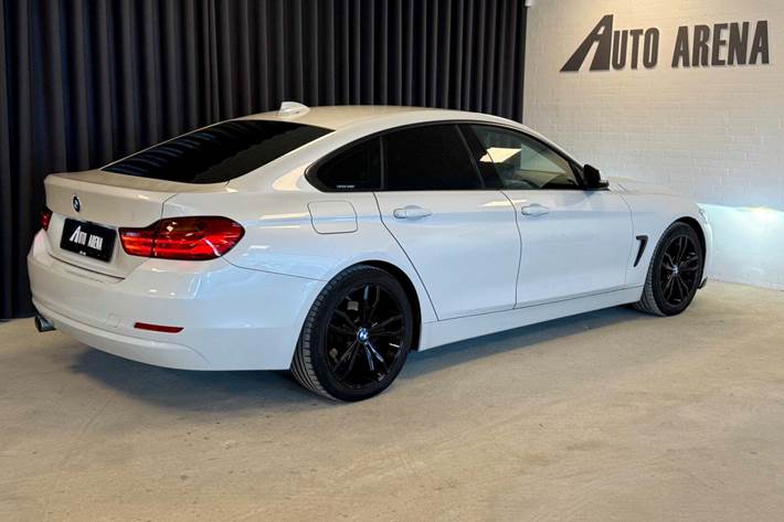 Hvid BMW 420d fra 2017