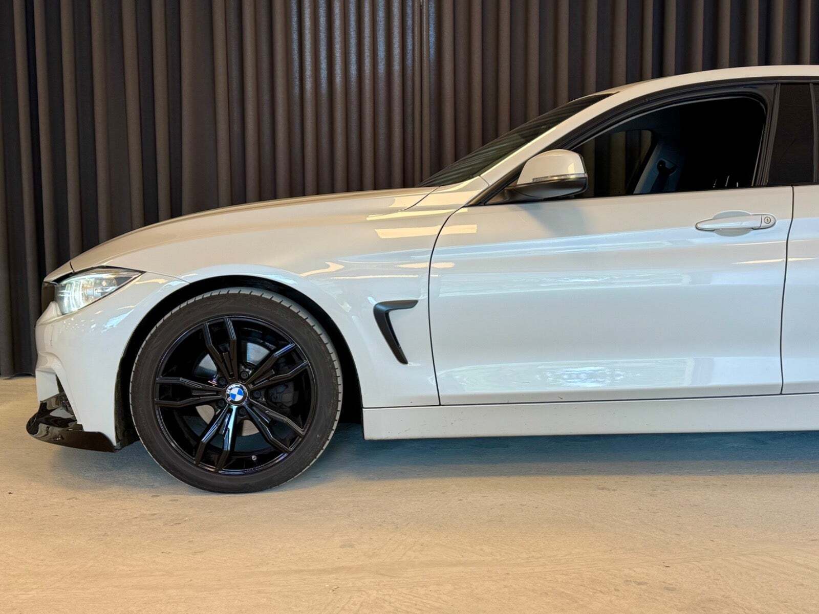 Hvid BMW 420d fra 2017