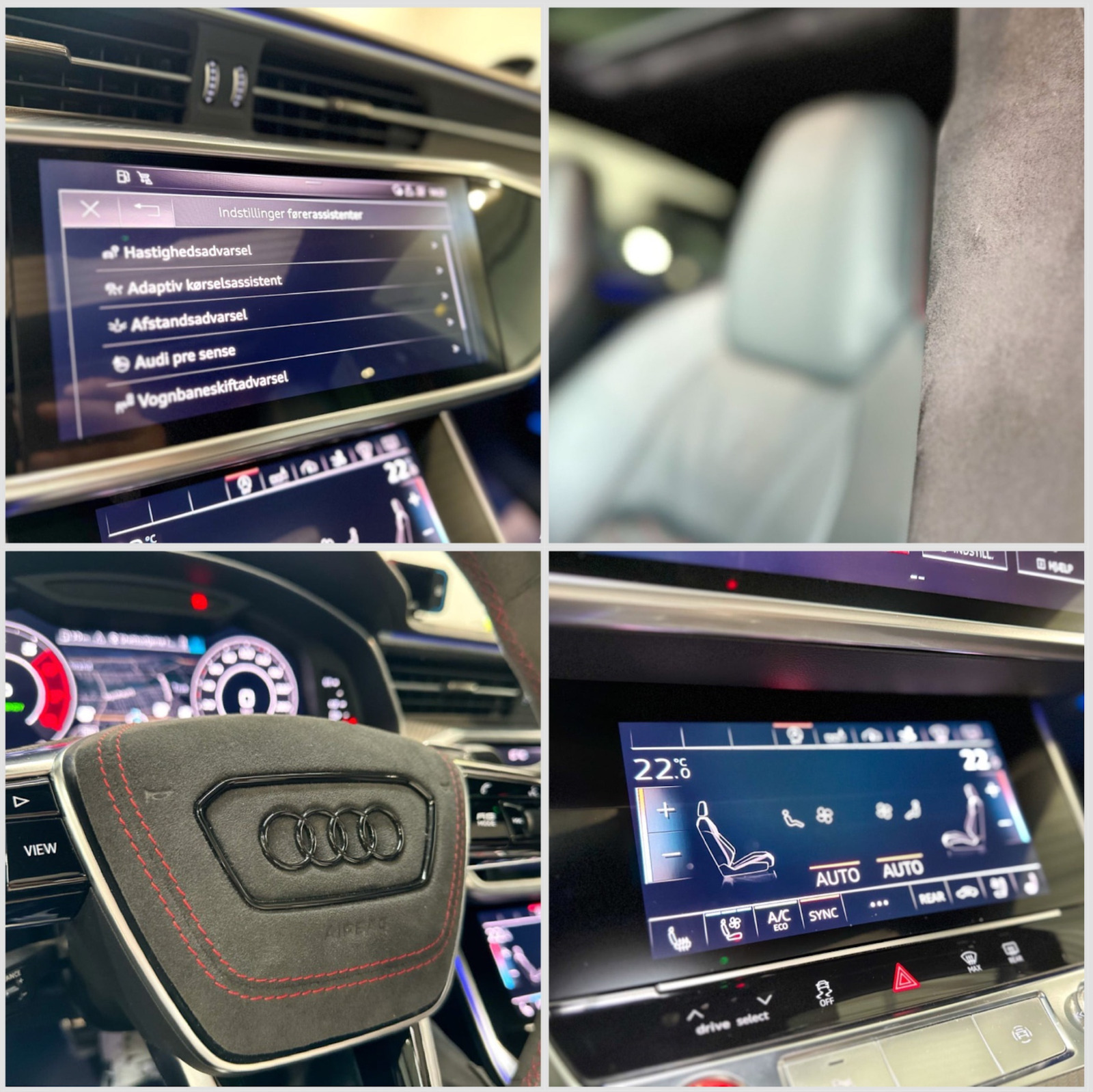 Sølv Audi RS7 fra 2020