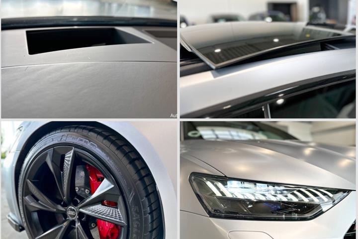 Sølv Audi RS7 fra 2020